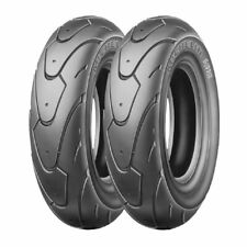 Paire De Pneus 130 90 10 61L MICHELIN BOPPER MBK BOOSTER TRACK 50 CC
