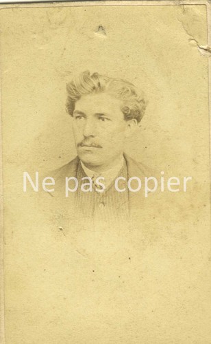 Portrait homme vers 1865 - portrait,
