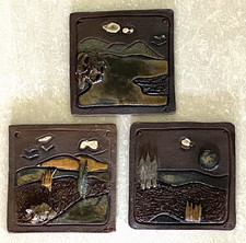 3 Petits Tableaux Paysages