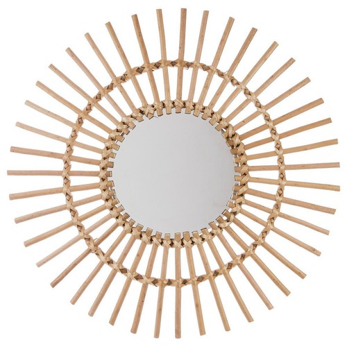 Miroir bohème rotin soleil - en,