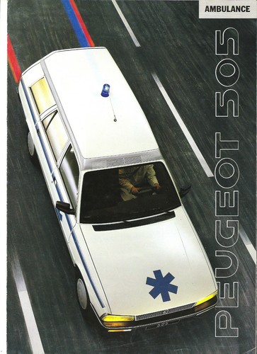 Peugeot 505 1990 ambulance - peugeot,