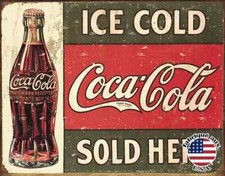 Plaque en métal, Coca Cola 40