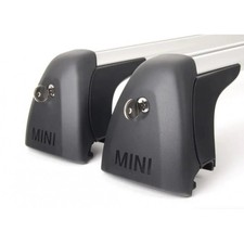Barres de toit verrouillables pour véhicule Mini (modèle F56) et antenne sport