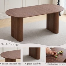 Table à manger ovale, table