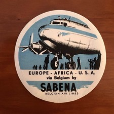 AFFICHE POSTER  Sabena