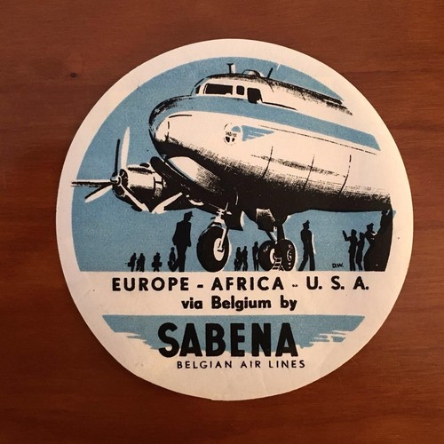 Affiche poster sabena - ,