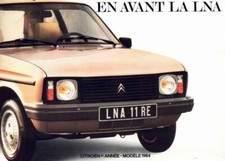 Catalogue brochure Citroën LNA 07/1983 France