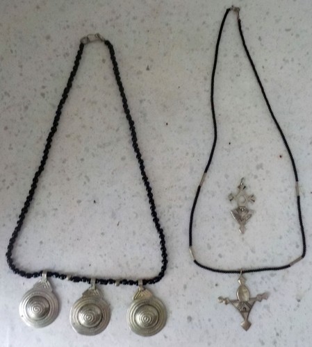 Lot bijoux collier touareg - bijoux,
