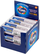 Tums Ultra 1000, Baies Assorties, 144 Comprimés À Mâcher
