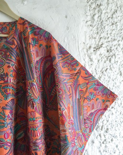Pure silk kaftan long maxi - pure, /