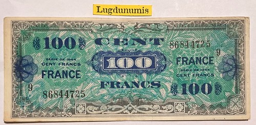 100 francs verso - francs, france