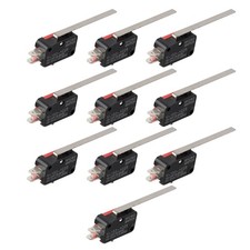 10 Pièces Interrupteur de Sécurité Long Droit Gond Levier Type Spdt Micro-Switch