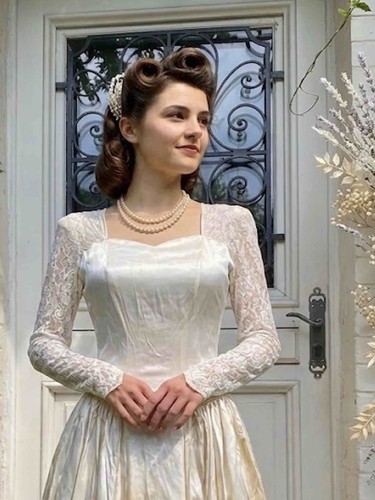 Robe mariée vintage 1940 - de,