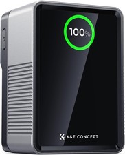 K&F Concept V99 Pro Batterie V Mount,99Wh 6700mAh/14.8V Mini V Lock... 