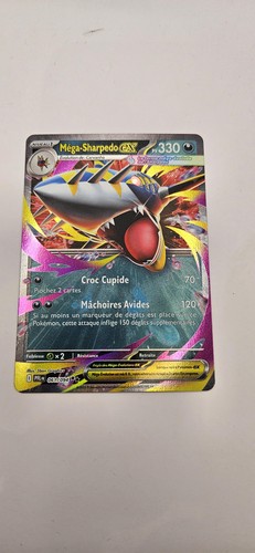 Carte pokémon méga sharpedo - carte,