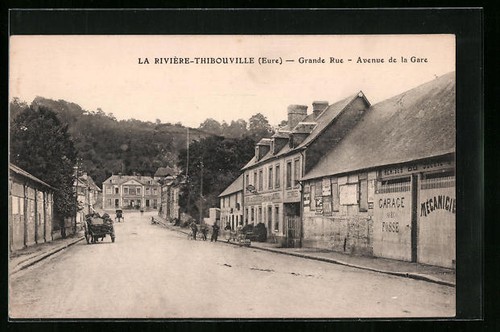 Cpa rivière thibouville - la, rivière-thibouville