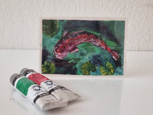 Peinture huile originale - peinture,