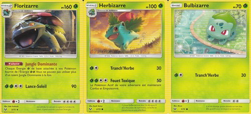 Cartes pokemon florizarre - cartes,