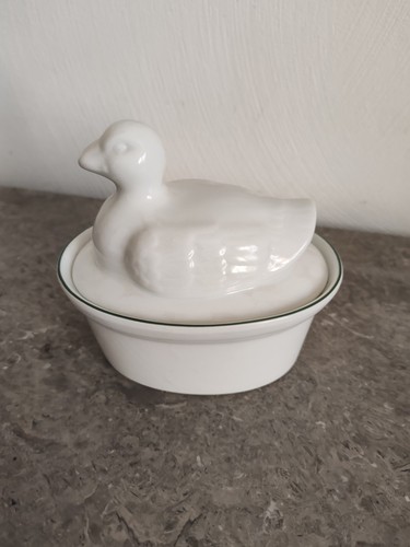 Terrine canard porcelaine - terrine,