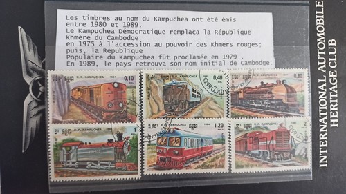 Cambodge kampuchea locomotives - kampuchea,