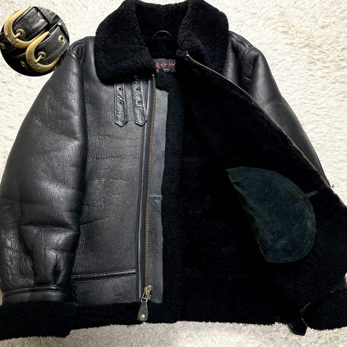 Schott shearling leather - shearling,