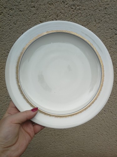 Assiette blanche porcelaine - blanche, en