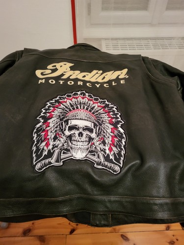 Blouson cuir indian moto - blouson,
