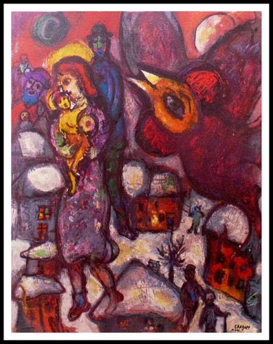 Marc chagall le village - marc,