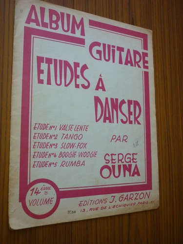 Partitions guitare ouna - partitions,