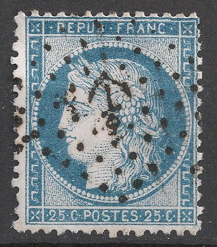 Ceres oblitéré ancre - n°60,,