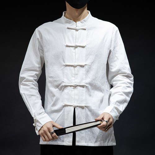 Hommes lin coton chemise - hommes,