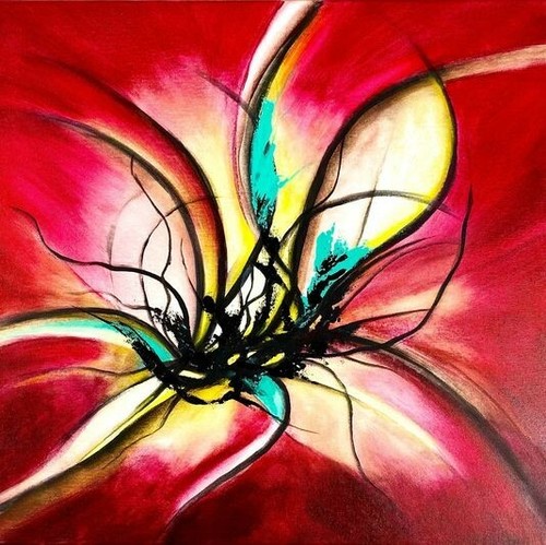 Tableau abstrait peinture - abstrait,,
