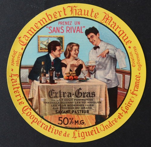 Etiquette fromage camembert - etiquette,