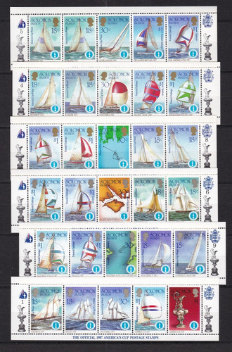 Solomon islands 570 - sc, 570-574