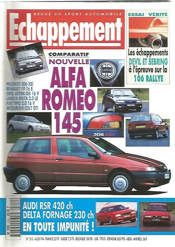 Echappement 310 alfa 145 - n°310, /