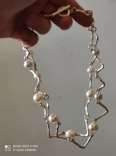 Collier vintage rangs biche - collier,