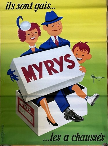 Affiche publicitaire ancienne - publicitaire,