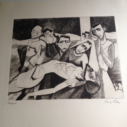 Yves alix lithographie - lithographie, signée