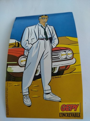 Ancien autocollant gepy - ancien,