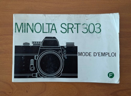 Mode emploi minolta srt 303 - mode,