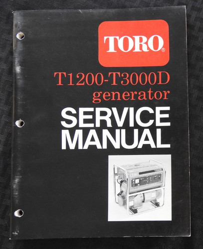 Toro t1200 t1800 t2500 t3000 - toro,