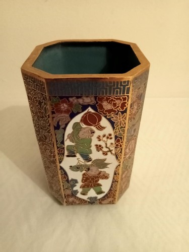Vase chinois laiton - vase, en