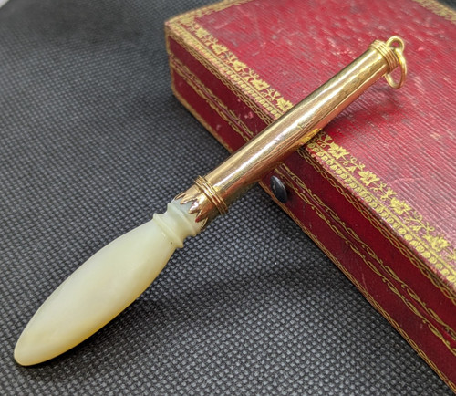 Ancien rare hochet sucette - ancien, en
