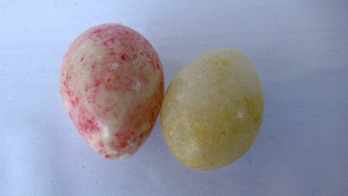 Lot oeufs pierre calcaire - 2,