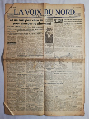 Ancien journal voix - la,