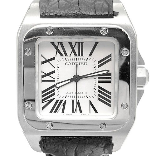 Cartier santos 100 - cartier, steel