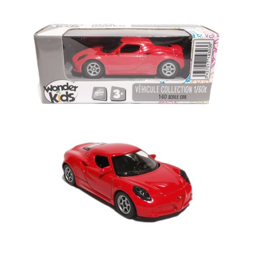Welly alfa romeo 4c red - romeo,