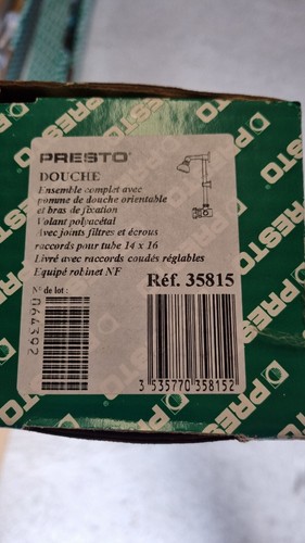 Mitigeurs douches presto 35815 - douches,