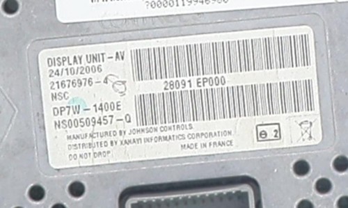 Ecran gps nissan - gps, qashqai