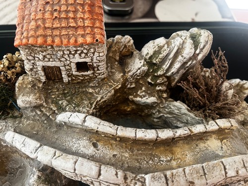 Décor santons village avec - village,